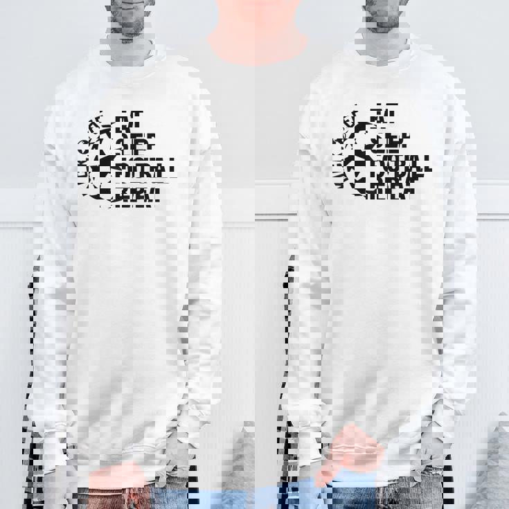 サッカー おもしろ ロゴ フットボール おしゃれ クール スウェットシャツ 高齢者への贈り物