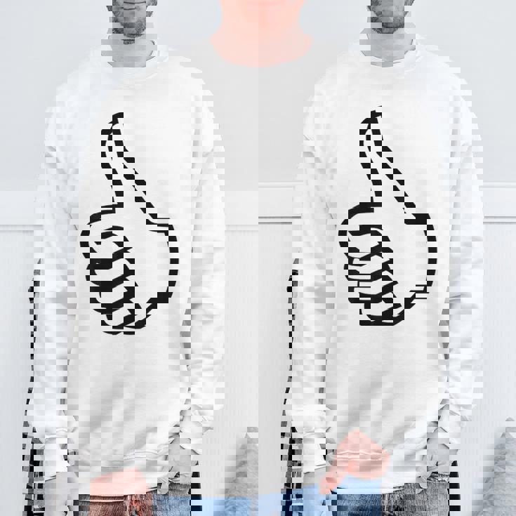 サムズアップ スウェットシャツ 高齢者への贈り物