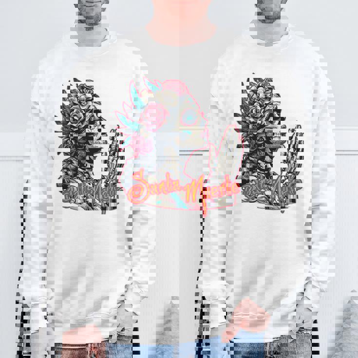 サンタ・ムエルテ カトリーナ カラベラ 長袖tシャツ スウェットシャツ 高齢者への贈り物