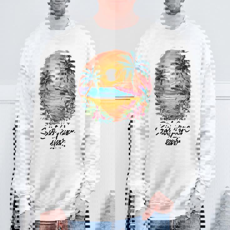 サンピエール島旅行、フランス観光夏休み スウェットシャツ 高齢者への贈り物