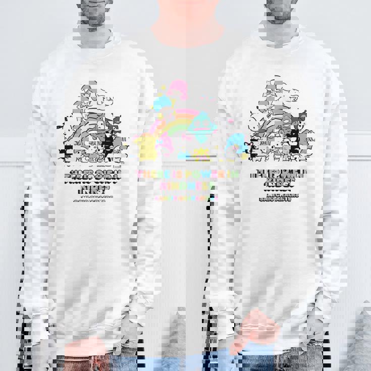 サンリオキャラクターズ Usデザイン レインボー 長袖tシャツ スウェットシャツ 高齢者への贈り物