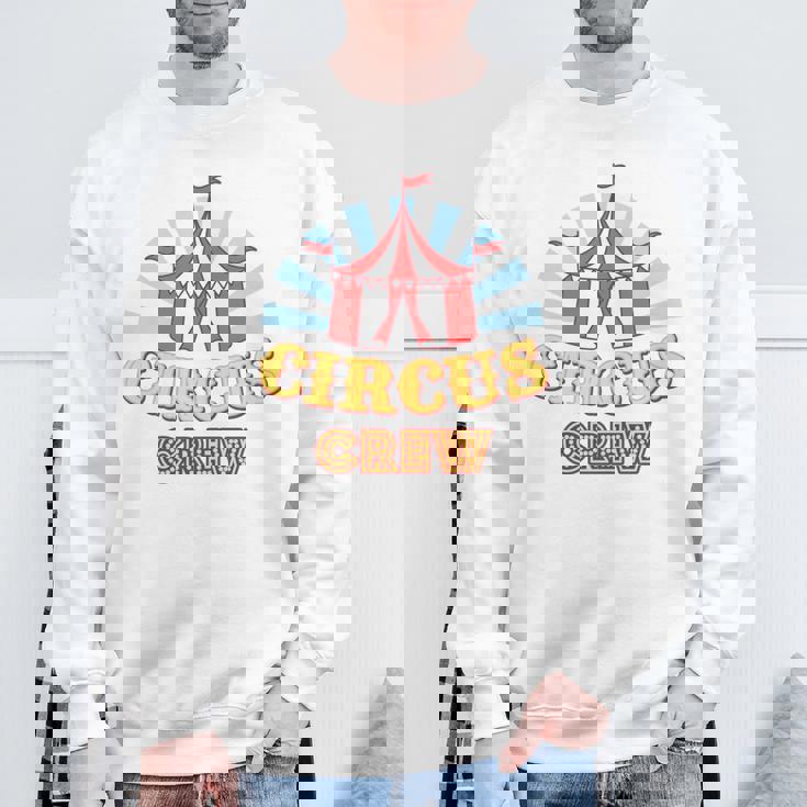 サーカスクルー–楽しいカラフルな大人&キッズグラフィックデザイン 長袖tシャツ スウェットシャツ 高齢者への贈り物