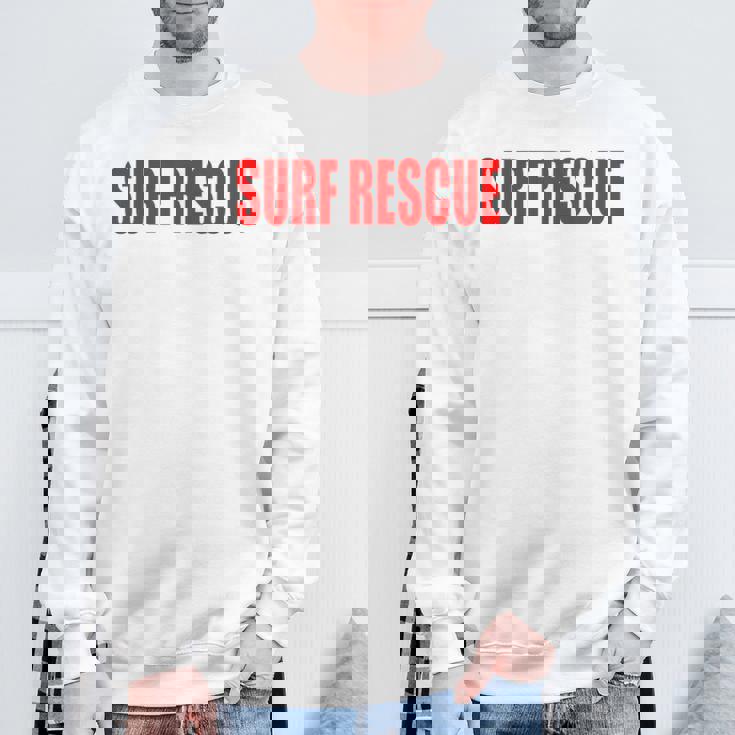 サーフレスキュービーチパトロールショアライフガード スウェットシャツ 高齢者への贈り物