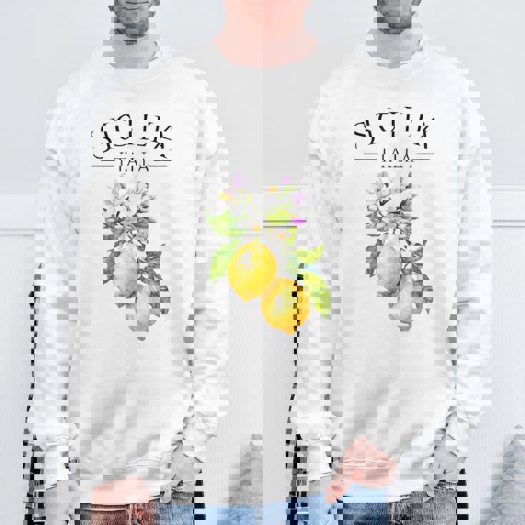 シチリア イタリア土産 イタリア レモン スウェットシャツ 高齢者への贈り物