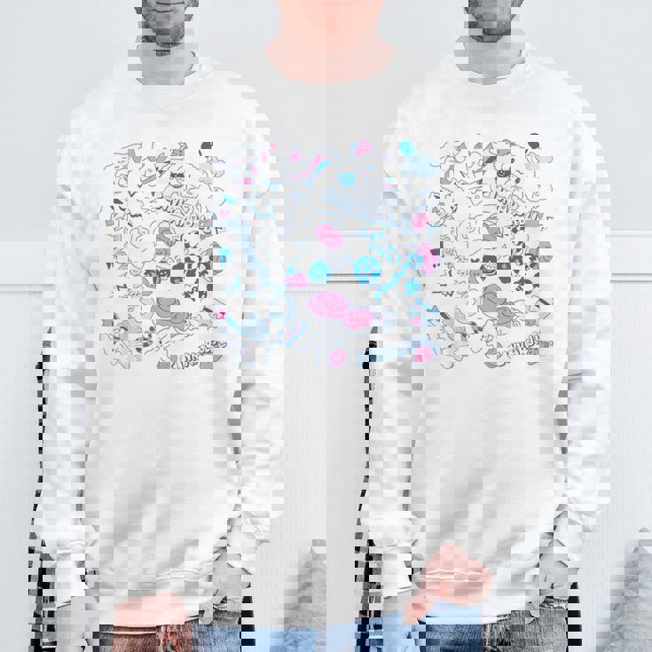 シナモロール Usデザイン 手描き風 スウェットシャツ 高齢者への贈り物