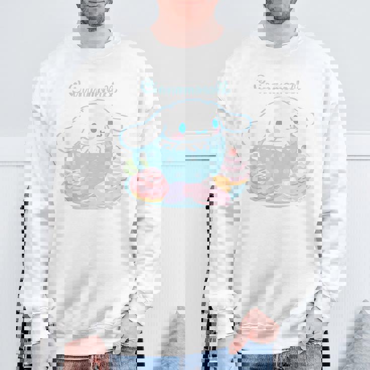 シナモロール ティーカップ ライトカラー スウェットシャツ 高齢者への贈り物