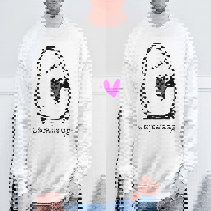 シマエナガ 北海道 雪の妖精 可愛い ぼく、シマエナガ。 愛 スウェットシャツ 高齢者への贈り物