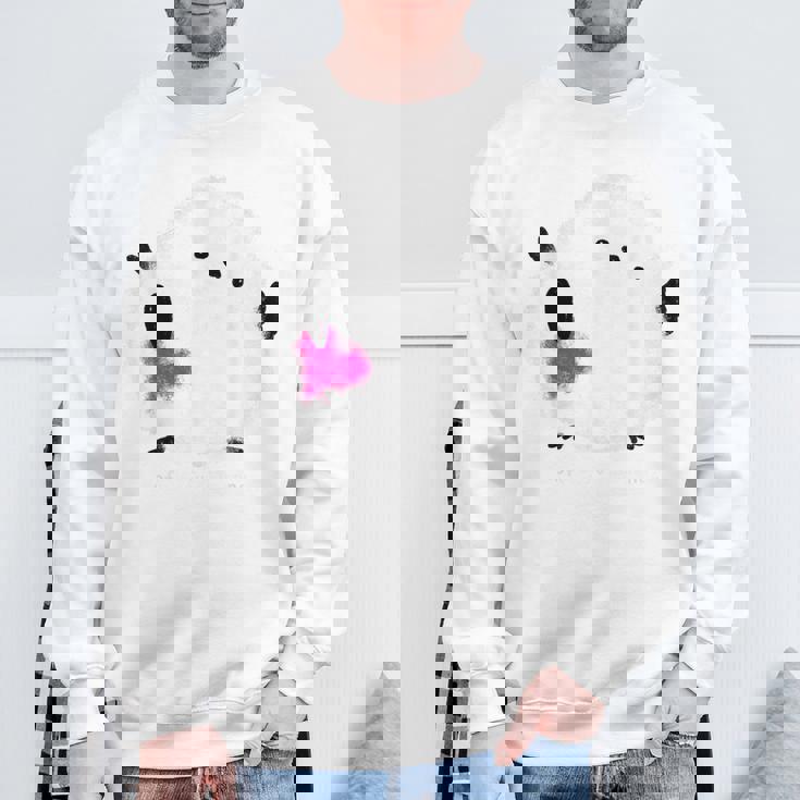 シマエナガ 北海道 雪の妖精 可愛い もふもふ 挨拶 スウェットシャツ 高齢者への贈り物