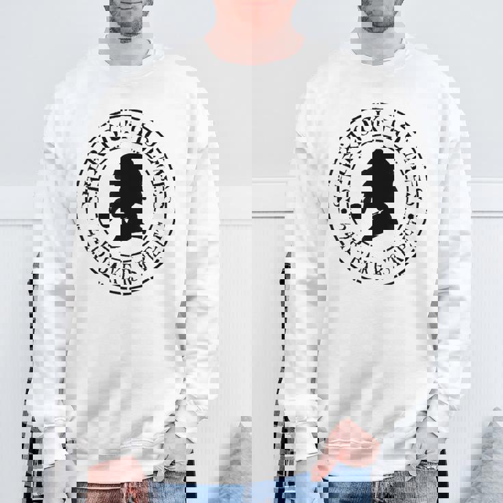 シャーロック・ホームズ 名言 221B ベーカー 聖英国探偵 スウェットシャツ 高齢者への贈り物