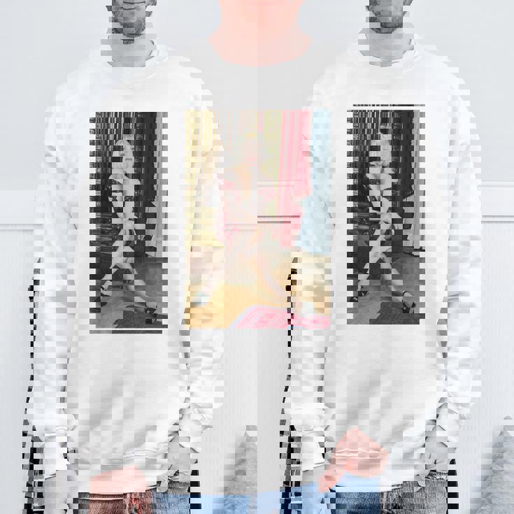 シンディ・ローパー Usポップシンガー 1993年 写真撮影 スウェットシャツ 高齢者への贈り物