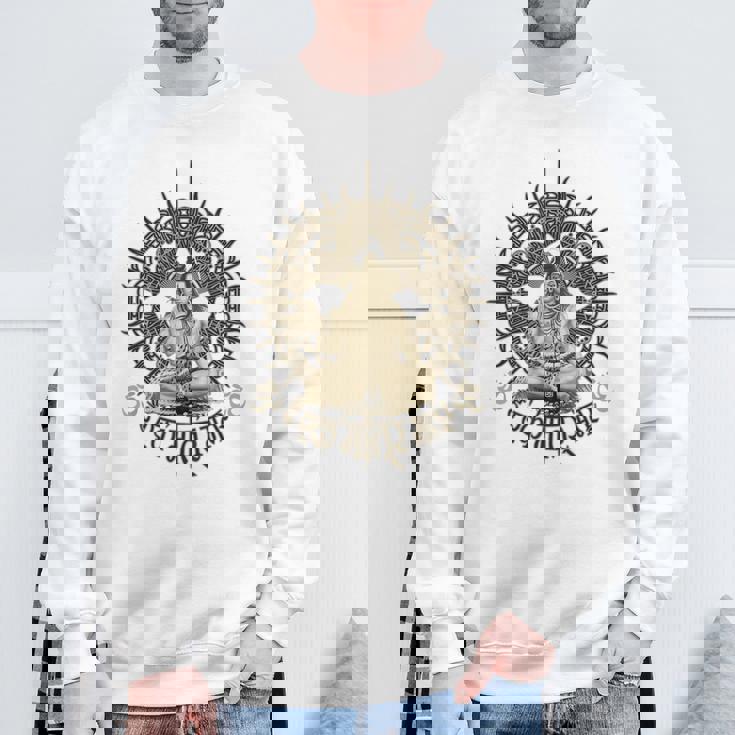 シヴァ ゴア サイトランス サイケデリック Om スウェットシャツ 高齢者への贈り物