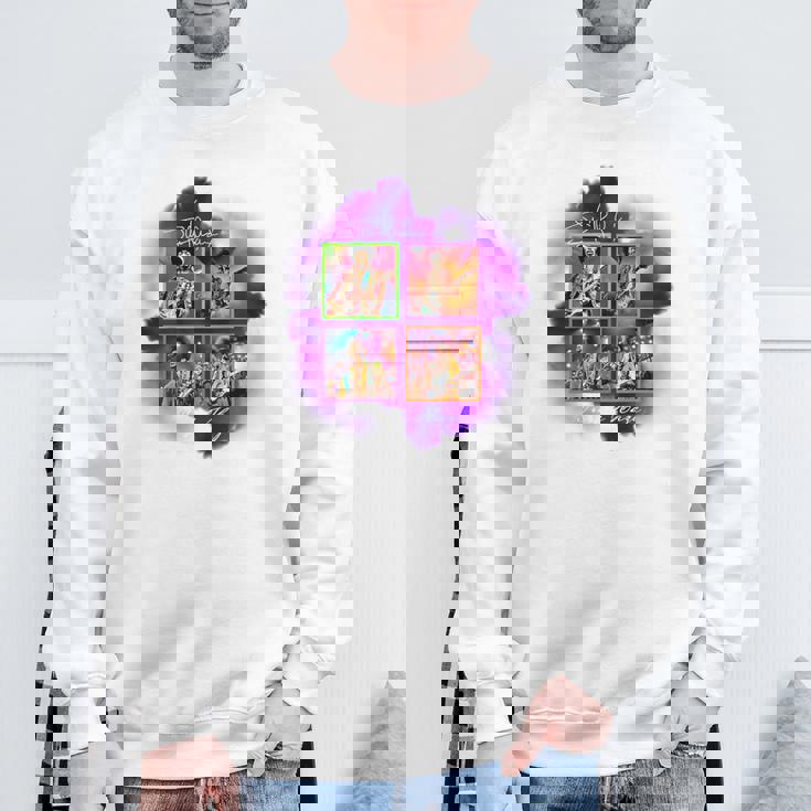 ジミヘンドリックス_004_Back Printed スウェットシャツ 高齢者への贈り物