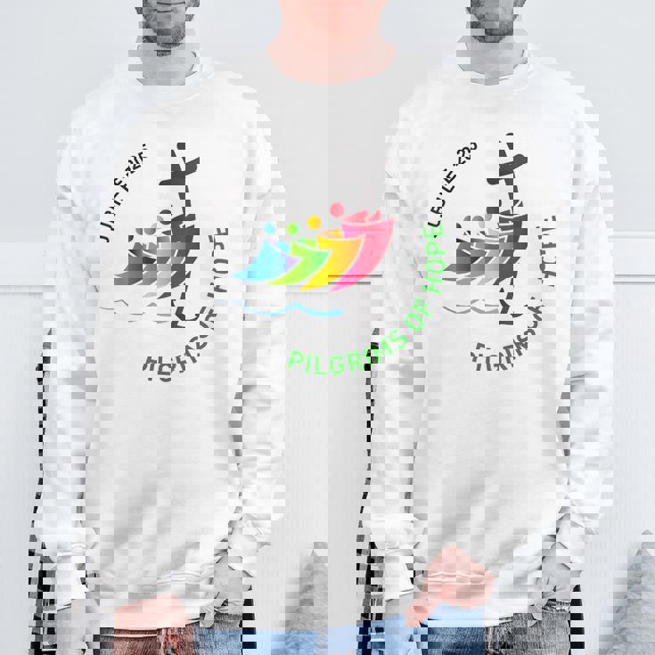 ジュビリー2025 信仰の旅への希望の巡礼者 スウェットシャツ 高齢者への贈り物