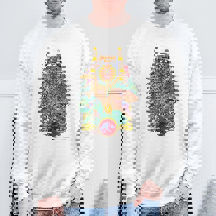 ジュラシック・ワールド Gate & Dinosaurs Arttyle スウェットシャツ 高齢者への贈り物