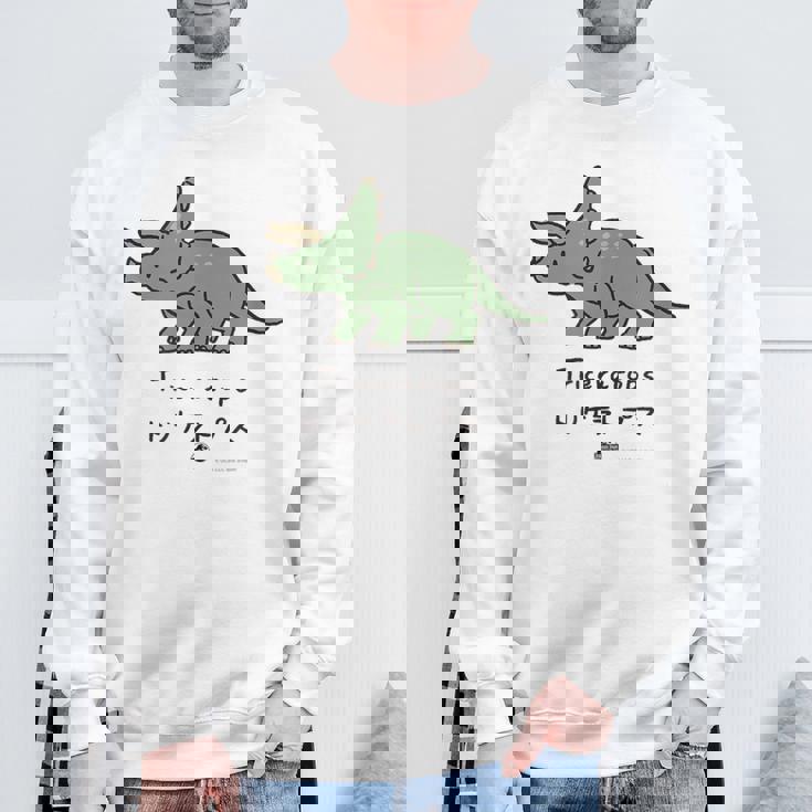 ジュラシック・ワールド Triceratops Loose Illust スウェットシャツ 高齢者への贈り物