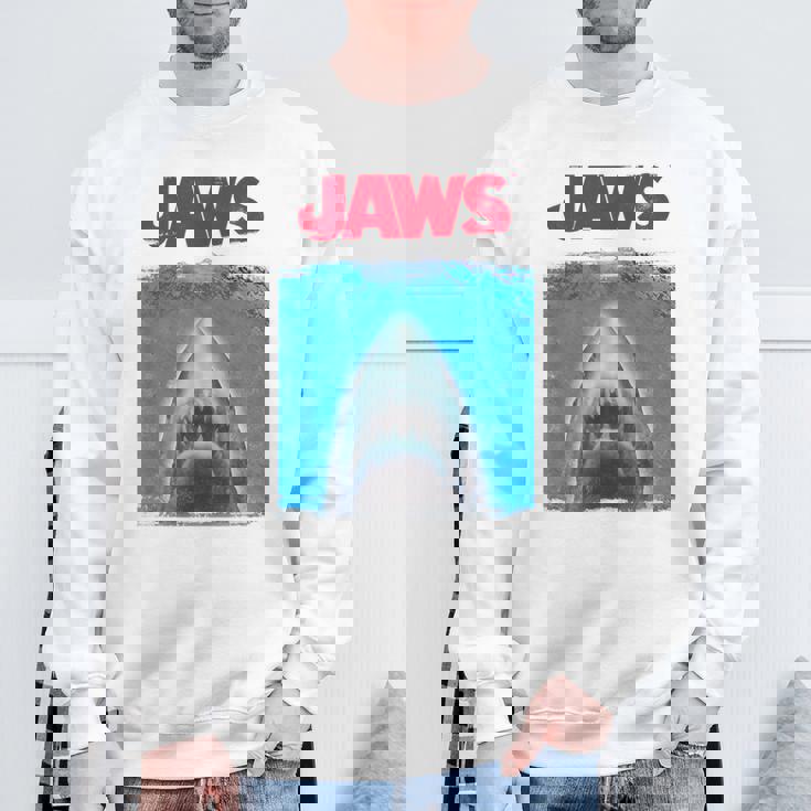 ジョーズ シルエット グラフィック スウェットシャツ 高齢者への贈り物