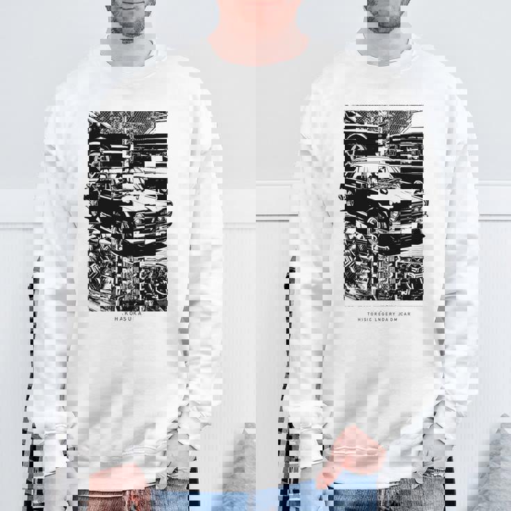 スカイライン ハコスカ ビンテージ スポーツカー ワイスピ ハードチューン グッズ 長袖tシャツ スウェットシャツ 高齢者への贈り物