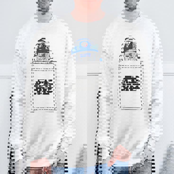 スターウォーズ R2-D2 ロゴポケット スウェットシャツ 高齢者への贈り物