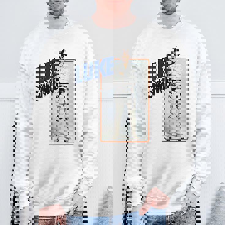 スター・ウォーズ ルーク・スカイウォーカー スマイルカードグラフィックtシャツ スウェットシャツ 高齢者への贈り物