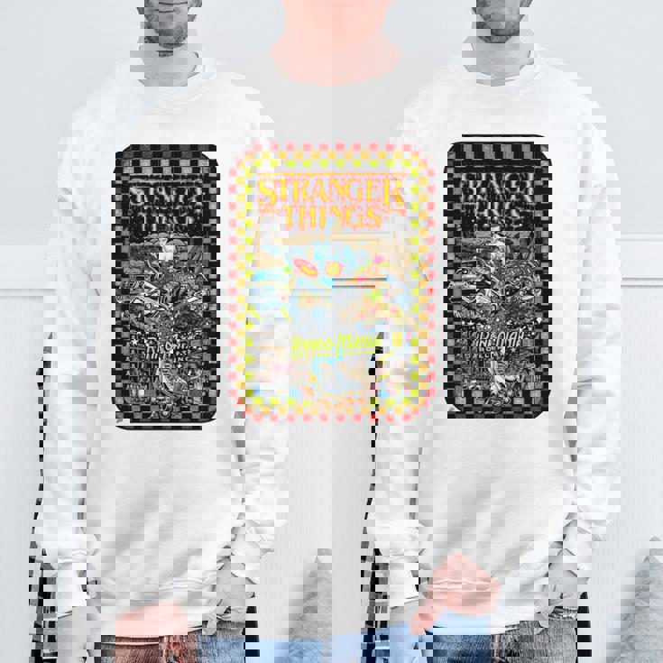 ストレンジャー・シングス プロモ コミック イレブン リンク O マニア レトロ 80年代 長袖tシャツ スウェットシャツ 高齢者への贈り物