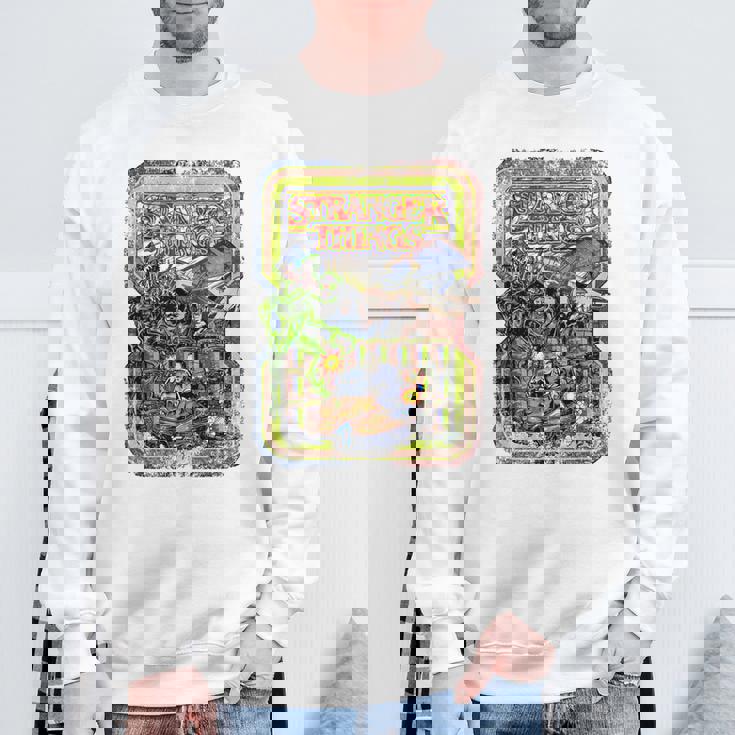 ストレンジャー・シングス プロモ コミック ホッパー デモゴルゴン ヴィンテージ 80年代 スウェットシャツ 高齢者への贈り物