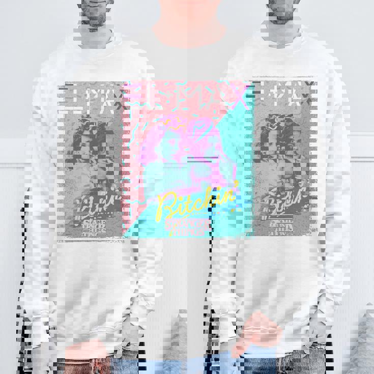 ストレンジャー・シングス ポスター Eleven Max Bitchin Besties 長袖tシャツ スウェットシャツ 高齢者への贈り物