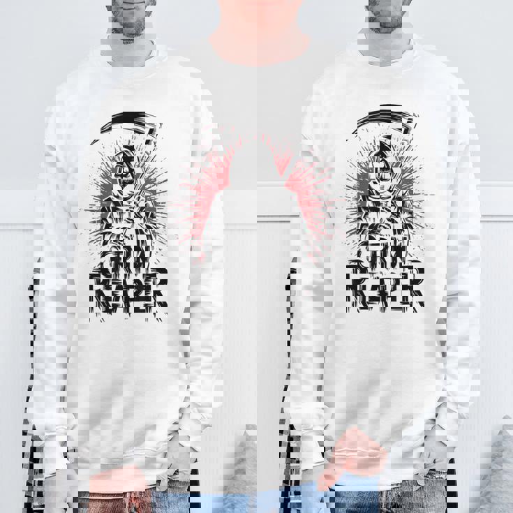 スプラッシュアート 死神 ハロウィン スウェットシャツ 高齢者への贈り物