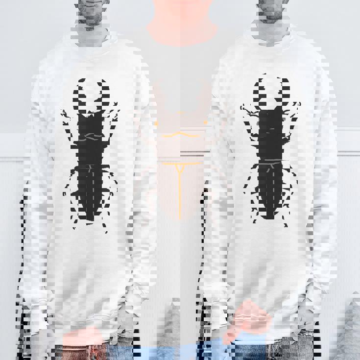 スマトラオオヒラタクワガタ _昆虫_クワガタ スウェットシャツ 高齢者への贈り物