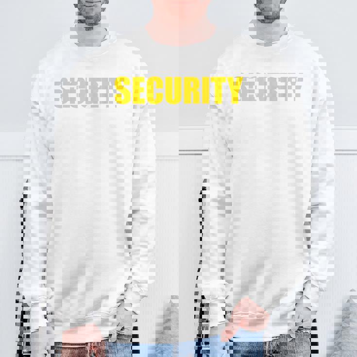 セキュリティ 背面のみ スウェットシャツ 高齢者への贈り物