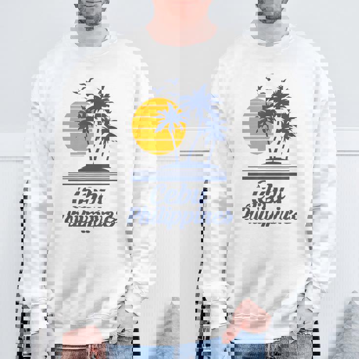 セブ フィリピン フィリピン ビーチ 観光 お土産 バケーション スウェットシャツ 高齢者への贈り物