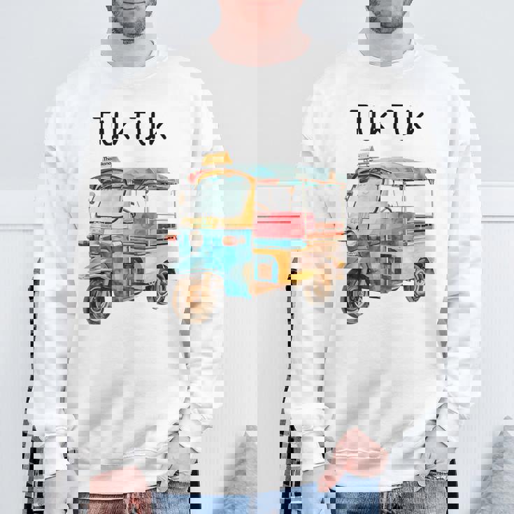 タイ トゥクトゥク バンコク スウェットシャツ 高齢者への贈り物