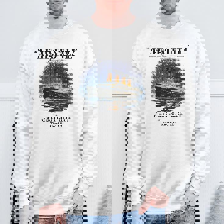 タイタニック・アヘッド フルクルーズ船 キャプテン・スミス 1912 タイタニック スウェットシャツ 高齢者への贈り物