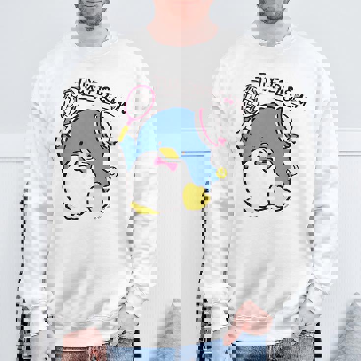 タキシードサム テニス ライトカラー スウェットシャツ 高齢者への贈り物