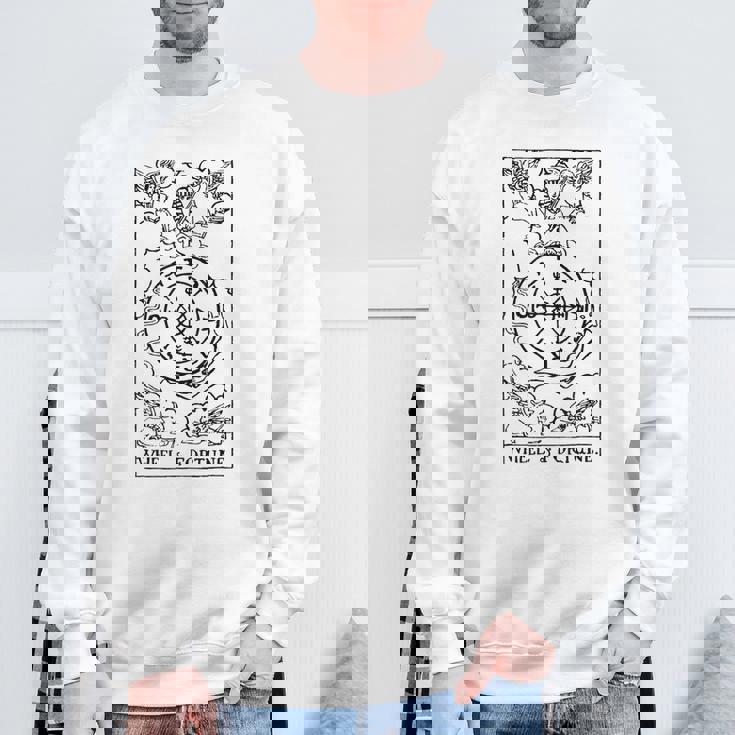 タロットカードホイール オブ フォーチュン タロット スウェットシャツ 高齢者への贈り物