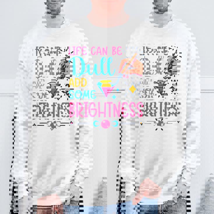 ダイヤモンドペインティングアーティストlife Can Be Dullダイヤモンドペインティング スウェットシャツ 高齢者への贈り物