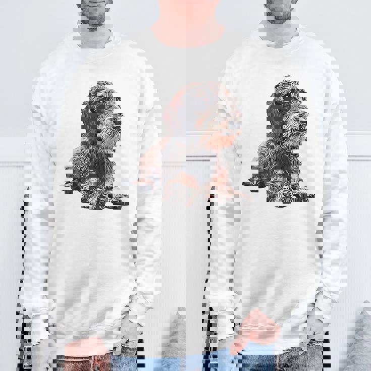 ダックスフンド ワイヤーヘア スウェットシャツ 高齢者への贈り物