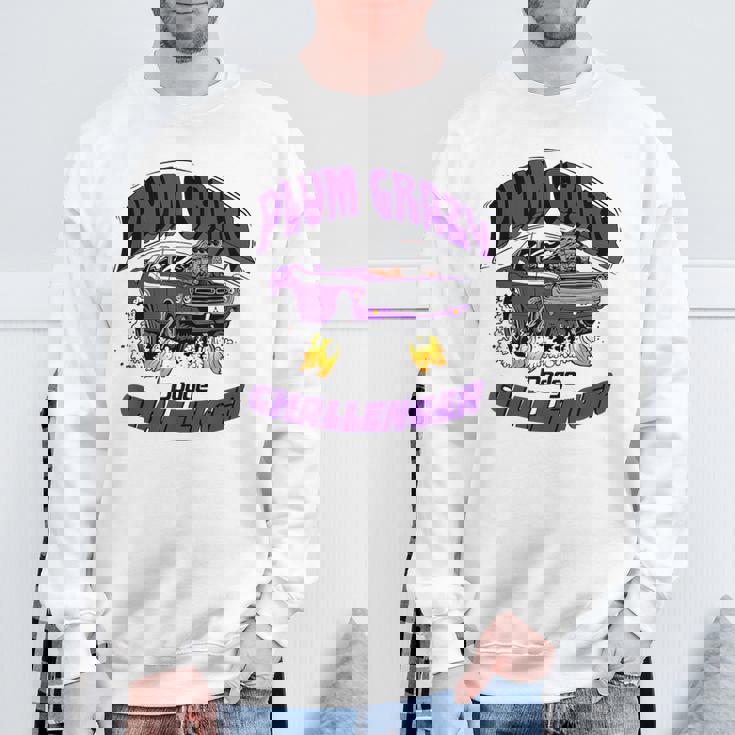 ダッジ チャレンジャー プラム クレイジー ラストコール スウェットシャツ 高齢者への贈り物