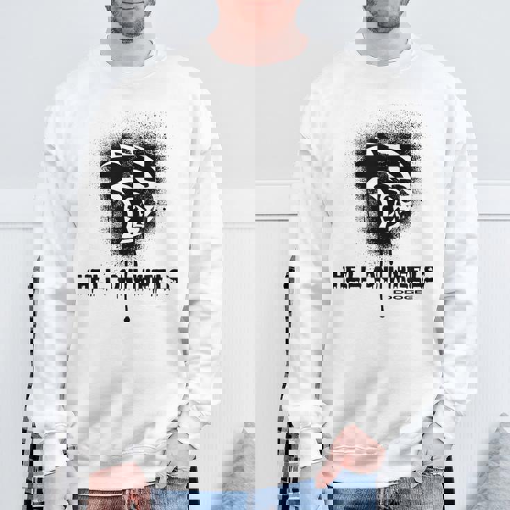 ダッジ・ヘルキャット・ヘル・オン・ホイールズ スウェットシャツ 高齢者への贈り物