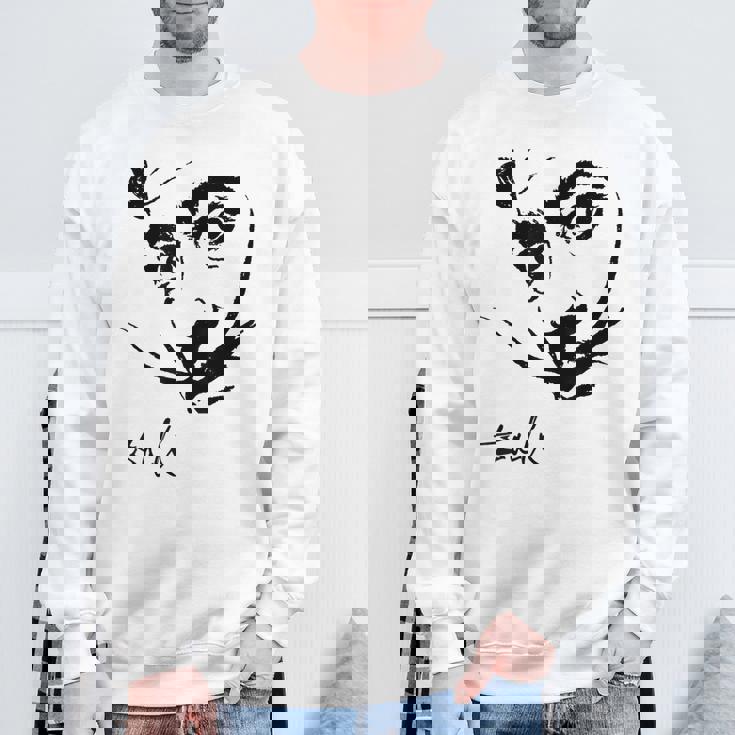 ダリの肖像画 スウェットシャツ 高齢者への贈り物