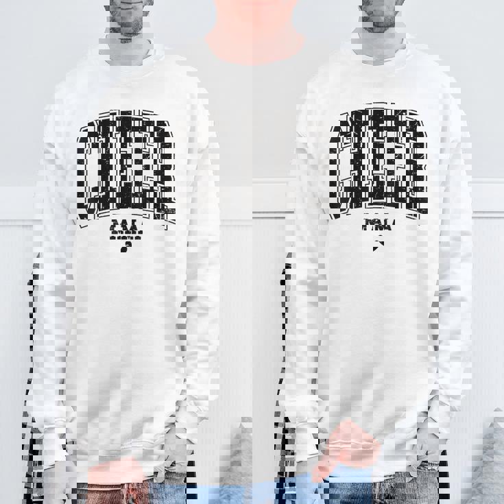 チアママ ハートフェルト応援チアリーディングママ 母の日 スウェットシャツ 高齢者への贈り物