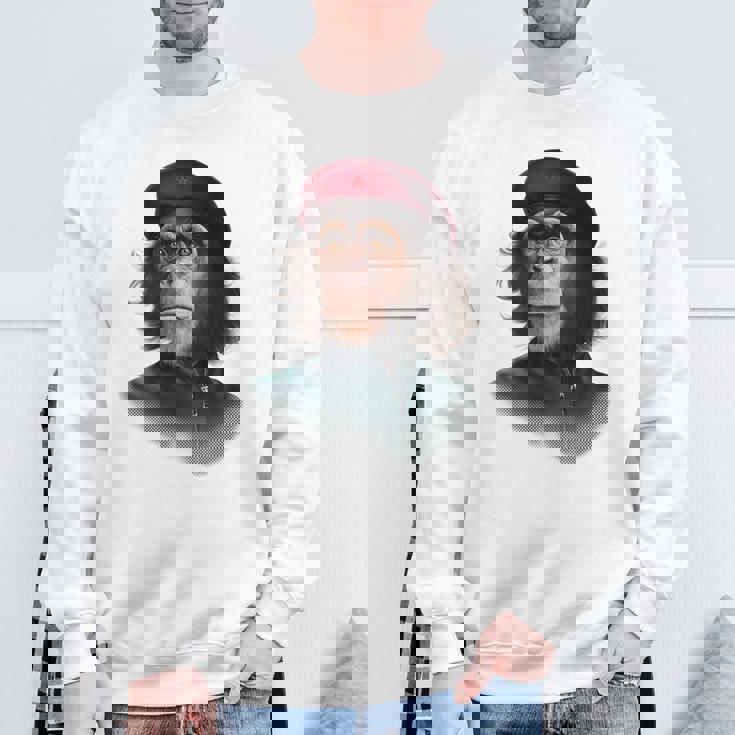 チェ ゲバラ チンパンジー スウェットシャツ 高齢者への贈り物