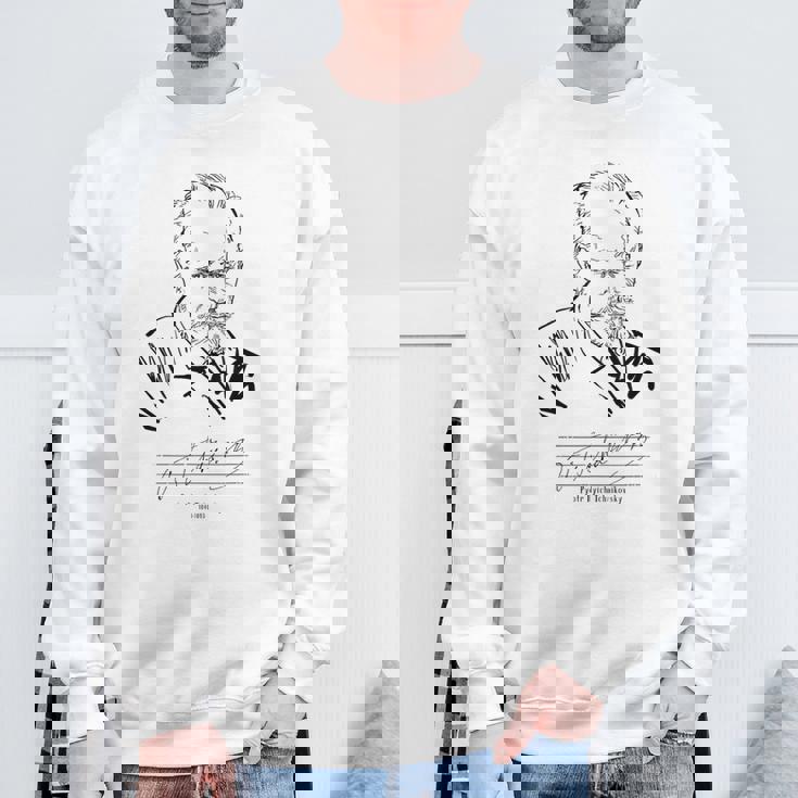 チャイコフスキー ロシアの作曲家 クラシック音楽 スウェットシャツ 高齢者への贈り物