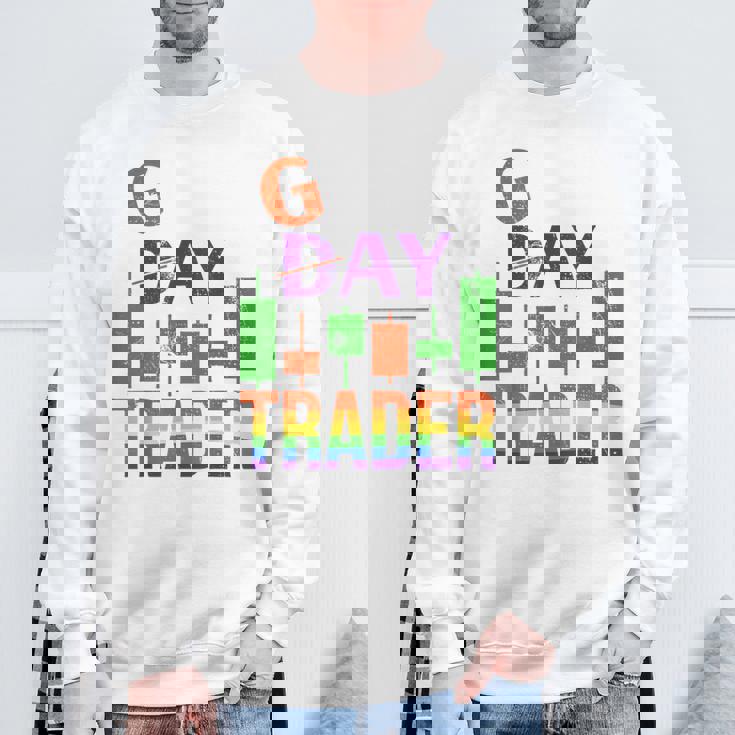 デイストライクスルーゲイトレーダープライド月間トレーディングオタクファニー。 スウェットシャツ 高齢者への贈り物