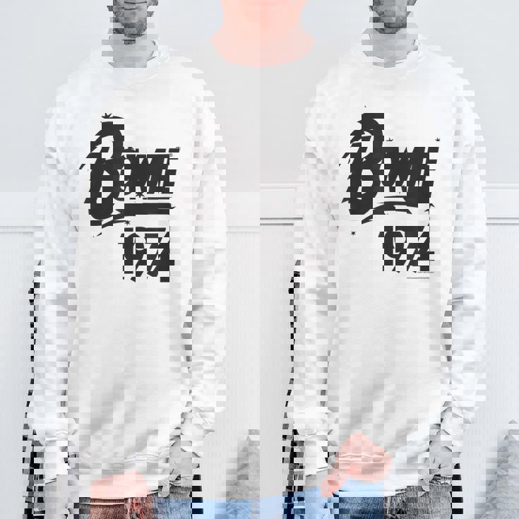 デヴィッド・ボウイ・ダイアモンド・ドッグス 1974 スウェットシャツ 高齢者への贈り物