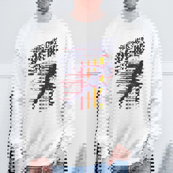 トラックアンドフィールド常に何かが残っている スウェットシャツ 高齢者への贈り物