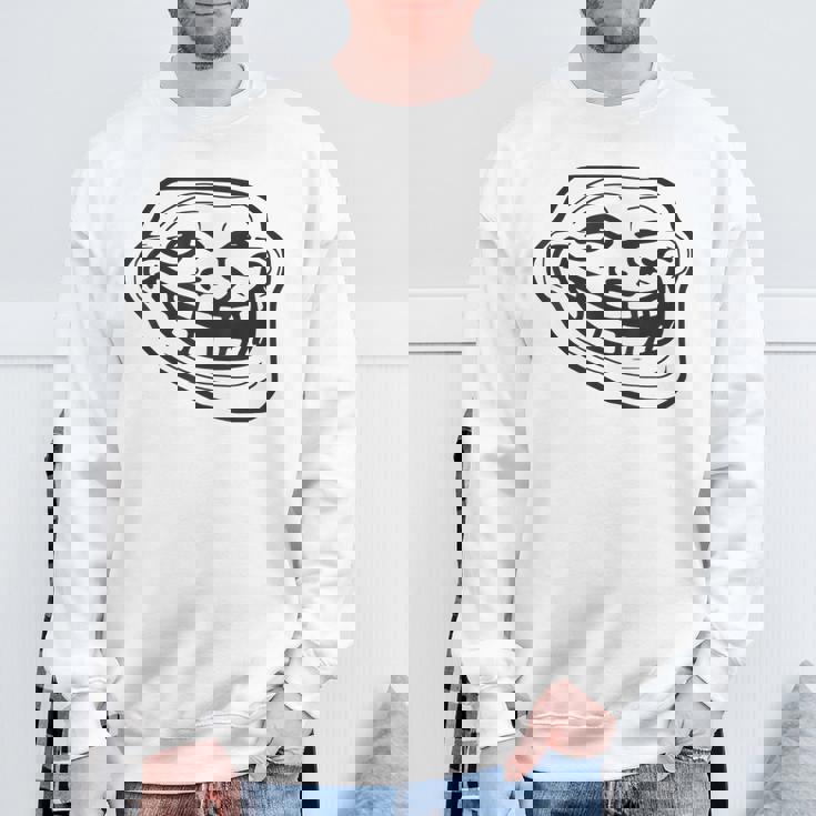 トロールフェイス スウェットシャツ 高齢者への贈り物