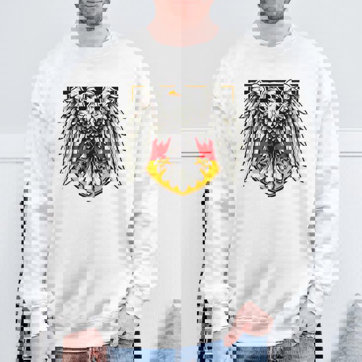 ドイツ鷲旗 ドイツ国旗 長袖tシャツ スウェットシャツ 高齢者への贈り物