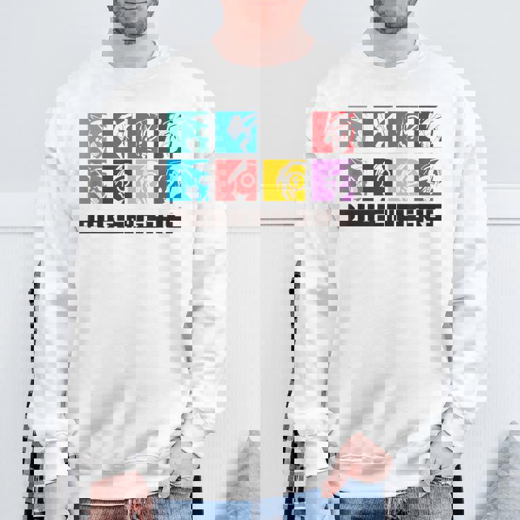 ドゲンジャーズ フェイスシルエット スウェットシャツ 高齢者への贈り物