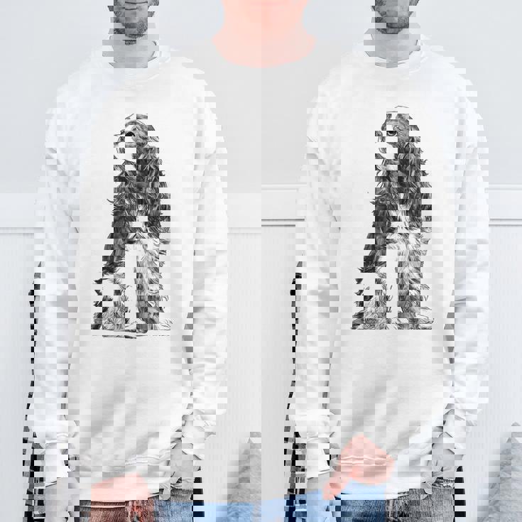 ドッグキャバリアキングチャールズ・スパニエル スウェットシャツ 高齢者への贈り物