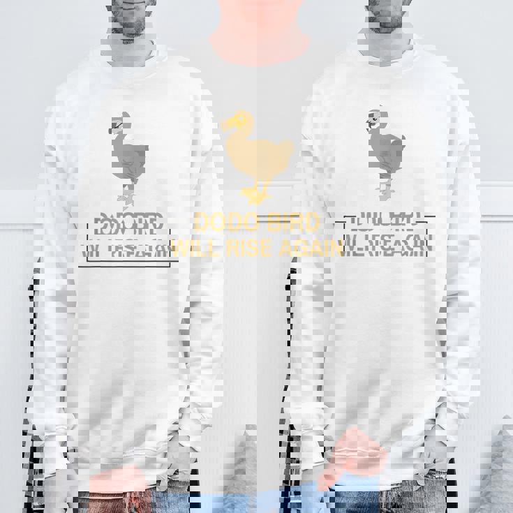 ドードー鳥は再び復活する 絶滅した飛べない鳥 スウェットシャツ 高齢者への贈り物